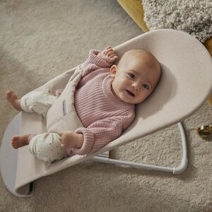 BabyBjörn BB Bouncer Bliss, Light Beige, Woven/Melange - BabyBjörn