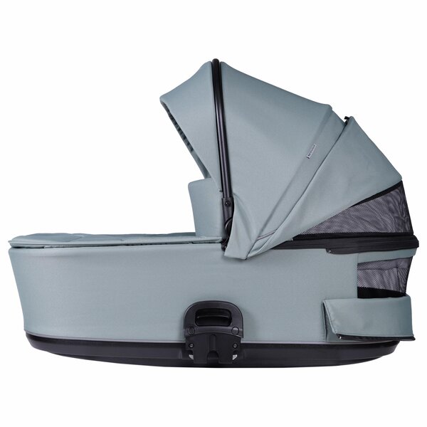 Tinynord Lux stroller set Sage Green, Chrome Black - Tinynord