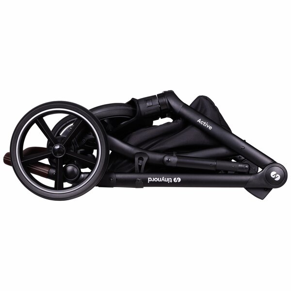 Tinynord Active stroller set Brilliant Black, Onyx Brown - Tinynord