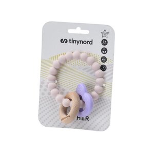 Tinynord silikoonist närimisrõngas Lavender/Pink - Tinynord