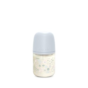 Suavinex Glass baby Bottle 120ml, Wonderland Blue - Suavinex