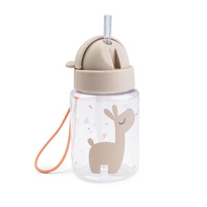 Done by Deer straw bottle Celebration 280 ml Sand - Done by Deer