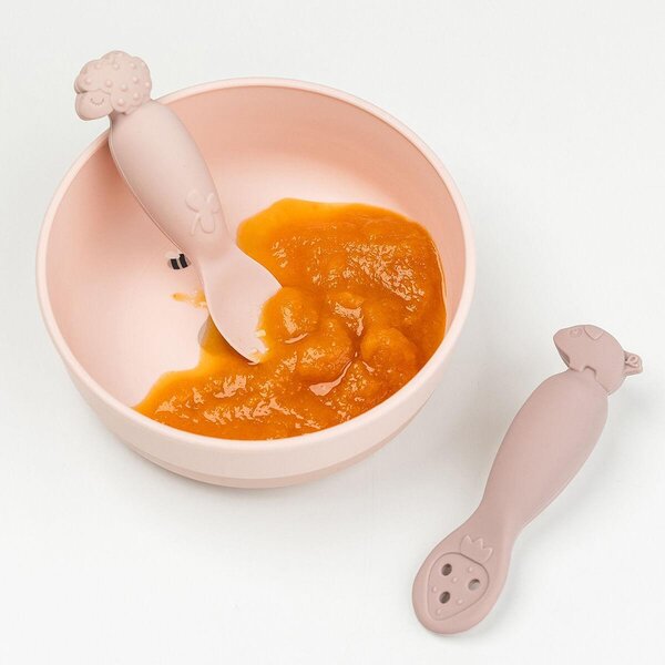 Done by Deer learning spoon set Tiny farm Powder - Done by Deer