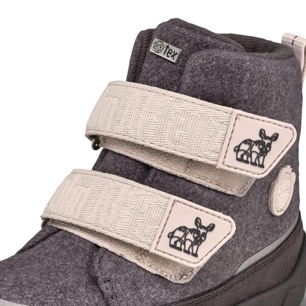 Affenzahn Mid Boot Wool Comfy Rhino - Affenzahn