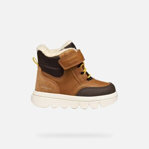 Geox bērnu zābaki B willaboom Tobacco/Dk Brown - Geox