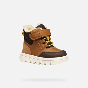 Geox bērnu zābaki B willaboom Tobacco/Dk Brown - Geox
