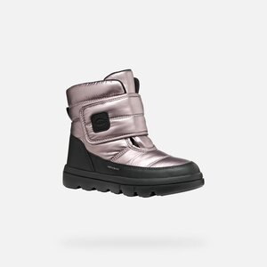 Geox bērnu zābaki J willaboom Lt Lilac/Black - Geox
