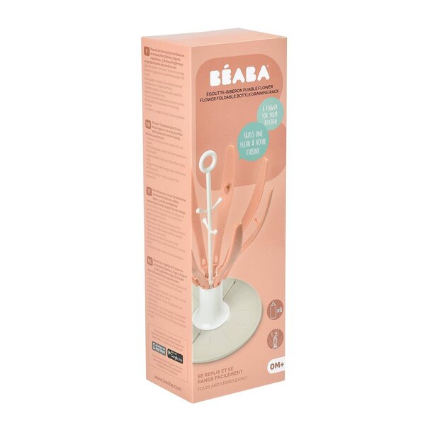 Beaba Flower foldable drain rack Pink - Beaba