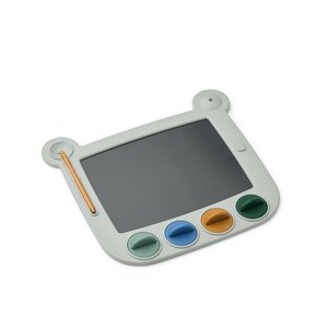 Liewood Venzora Magic Drawing Board w Stamps, Dove Blue - Liewood