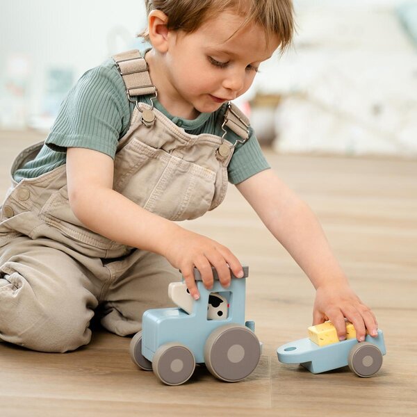 Done by Deer Tiny farm tractor Dotti Blue - Done by Deer