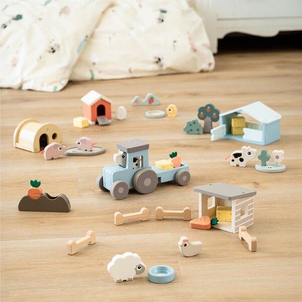 Done by Deer Tiny farm tractor Dotti Blue - Done by Deer