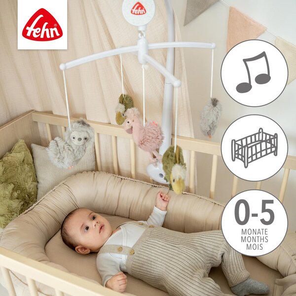 Fehn музыкальная карусель Lazy, Crazy & Pink - Fehn