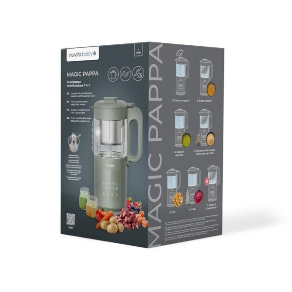Nuvita 7-in-1 multifunctional baby food maker Magic Pappa - Nuvita