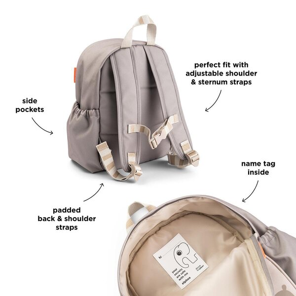 Done by Deer kids backpack 7.5 L, Celebration Sand - Done by Deer