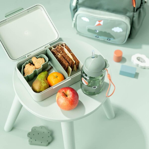 Done by Deer lunch box with divider Playground Green - Done by Deer