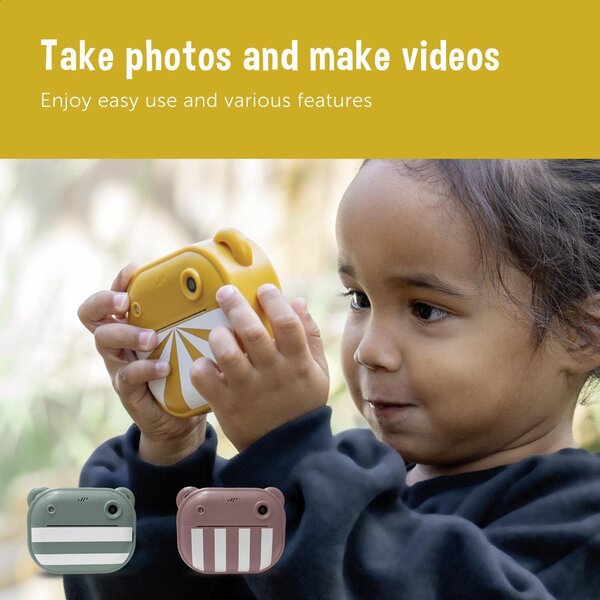 Zazu Fun Digital Camera for Kids with Printer Green - Zazu