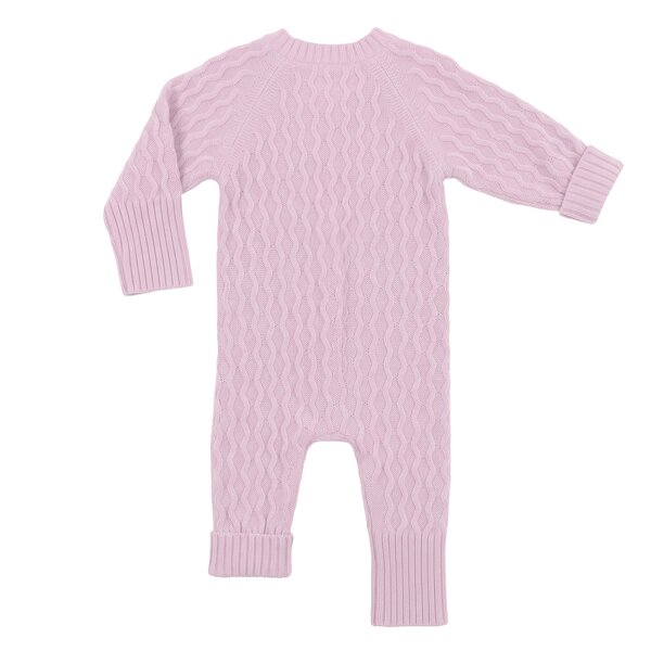 Tinynord Merino wool overall Merci Pink - Tinynord
