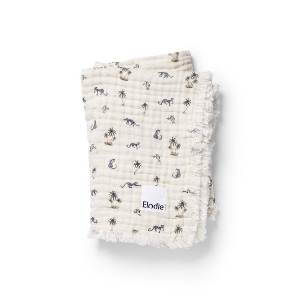 Elodie Details Soft Cotton Blanket Garden Leos Resort - Elodie Details