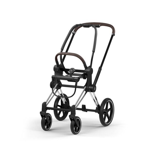 Cybex Priam Style stroller set Coconut Brown,Frame Chrome Brown - Cybex