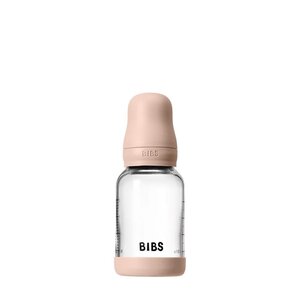Bibs glass baby bottle, 120ml Slow Flow Blush - Bibs