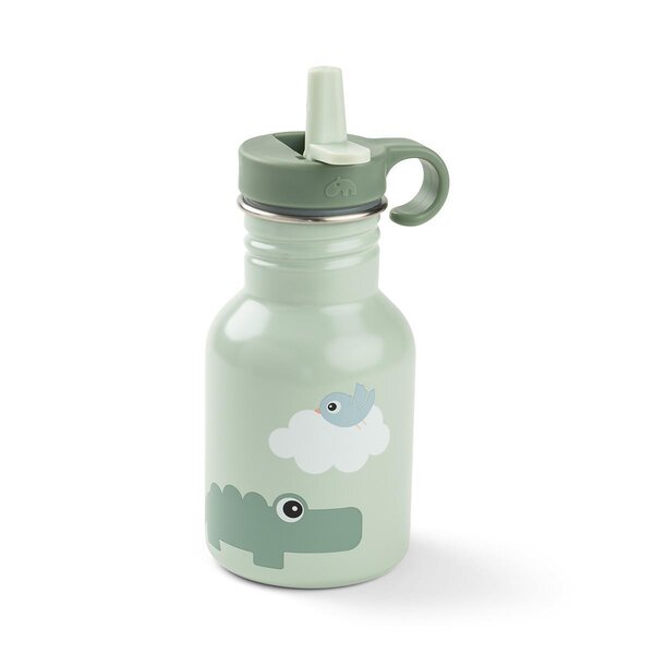 Done by Deer Metal bottle Playground 350 ml Green - Done by Deer
