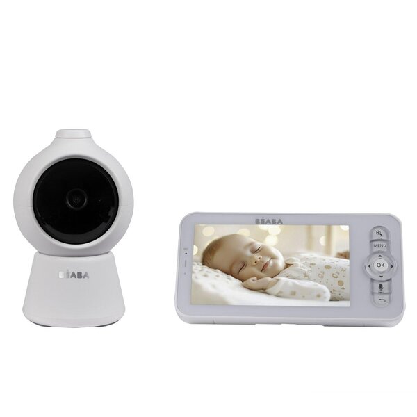 Beaba Zen Smart AI kaameraga beebimonitor, White - Beaba