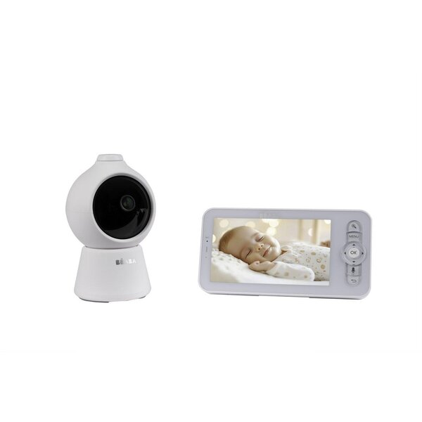 Beaba Zen Smart AI kaameraga beebimonitor, White - Beaba
