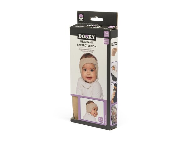 Dooky kõrvaklapid beebidele 0-6 kuud, Beige - Dooky