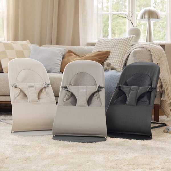 BabyBjörn lamamistool Balance Soft,Sand Grey, Tri-Fabric - BabyBjörn