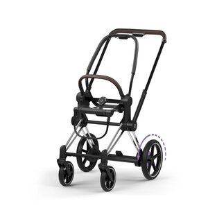 Cybex ePriam Style Frame + Seat Hardpart Chrome Brown - Cybex