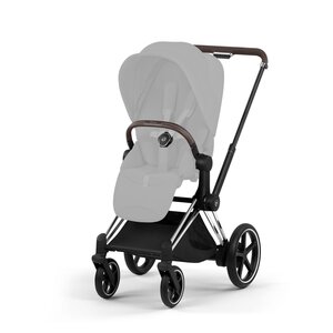 Cybex ePriam Style Frame + Seat Hardpart Chrome Brown - Cybex