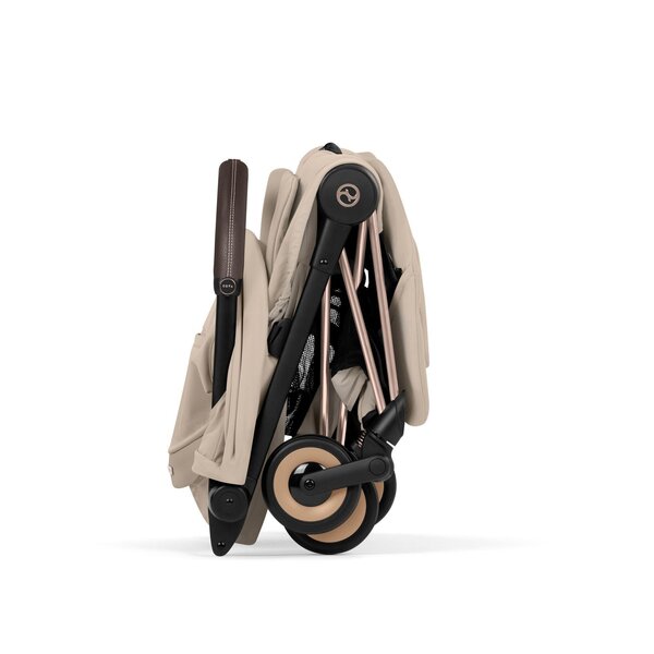Cybex Coya Style kergkäru Cozy Beige, Rose Gold raam - Cybex