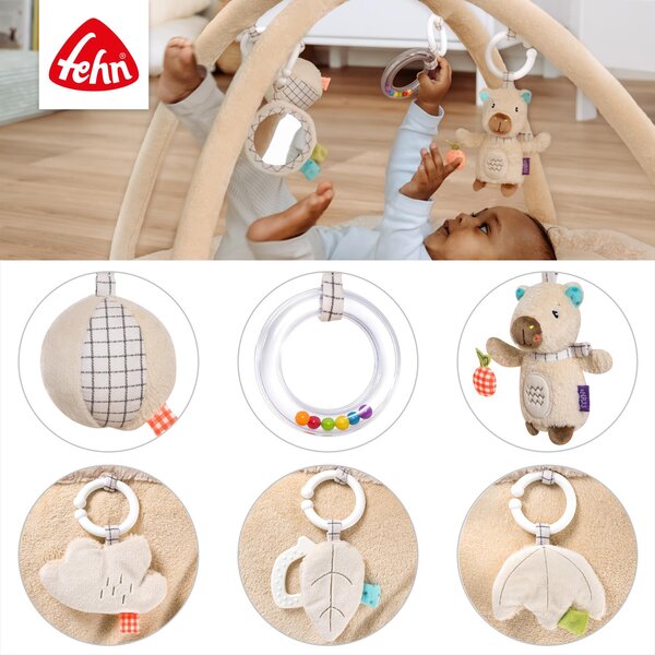 Fehn 3-D activity quilt Capybara Beige - Fehn