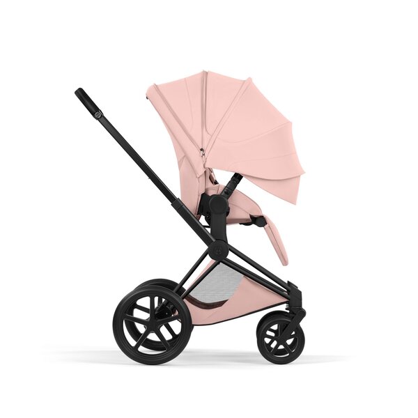 Cybex Priam Style stroller set Peach Pink, Frame Matt Black - Cybex