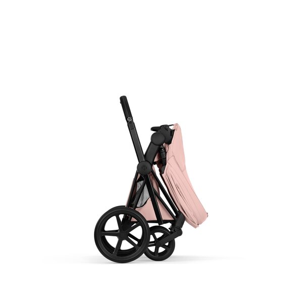 Cybex Priam Style stroller set Peach Pink, Frame Matt Black - Cybex