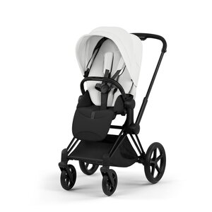 Cybex Priam Style stroller set Off White, Frame Matt Black - Cybex