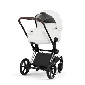 Cybex Priam Style stroller set Off White, Frame Chrome Brown - Cybex