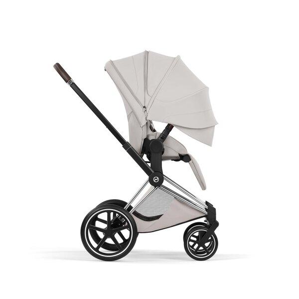 Cybex Priam Style vankrikomplekt City Grey, Chrome Brown raam - Cybex