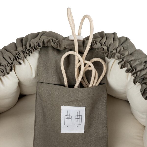 Sebra 3-in-1 beebipesa, Dark Olive - Sebra