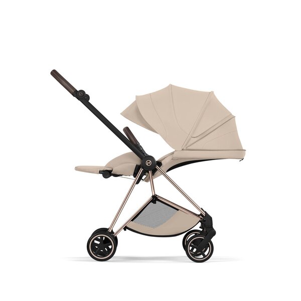 Cybex Mios Style jalutuskäru Cozy Beige, Rose Gold raam - Cybex