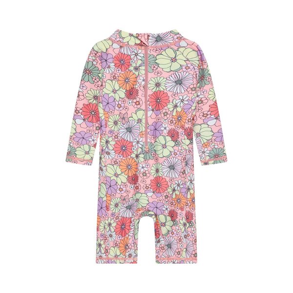 Color Kids Swimsuit L/S, AOP - UPF 60 - Color Kids