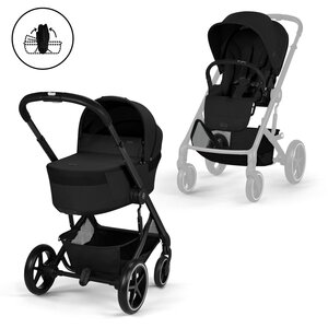 Cybex Balios S Lux 2in1 vankrikomplekt Moon Black - Cybex