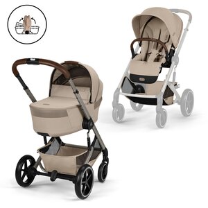 Cybex Balios S Lux 2in1 vankrikomplekt Almond Beige - Cybex