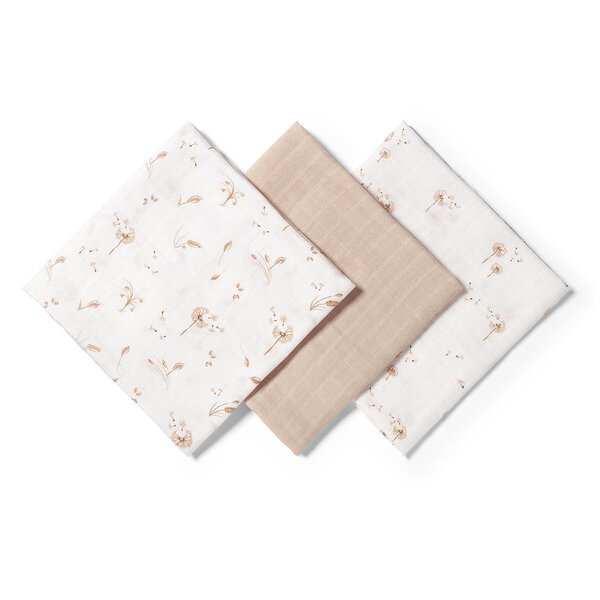 BabyOno bambusest suulapid 3tk, Beige - BabyOno
