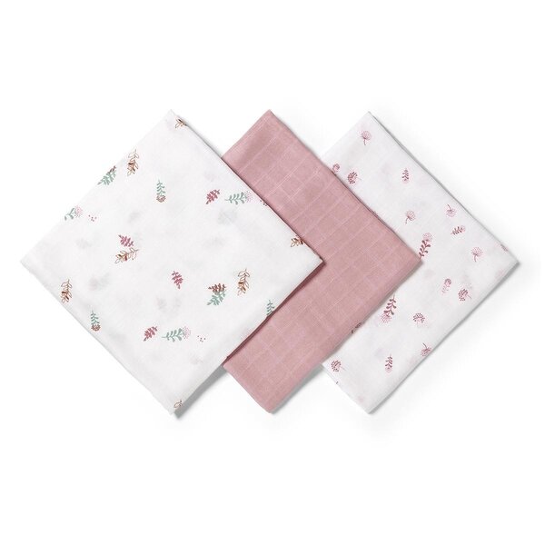 BabyOno bambusest suulapid 3tk, Pink - BabyOno