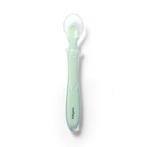 BabyOno silicone flexible spoon Green - BabyOno