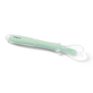BabyOno silicone flexible spoon Green - BabyOno