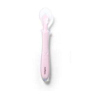 BabyOno silicone flexible spoon Pink - BabyOno