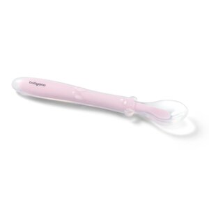BabyOno silicone flexible spoon Pink - BabyOno