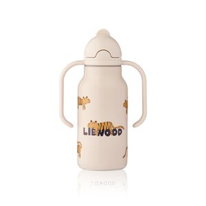 Liewood Kimmie joogipudel kõrrega 250 ml, Tiger  - Liewood